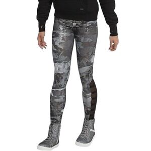❤️ JUSTICE Girl's Metallic Camouflage Leggings Full Length Leggings Size 10